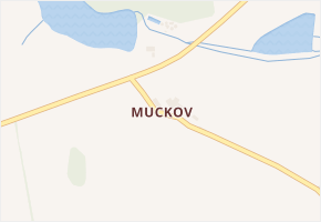 Muckov v obci Bor - mapa části obce
