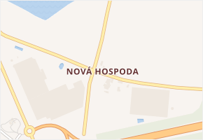 Nová Hospoda v obci Bor - mapa části obce
