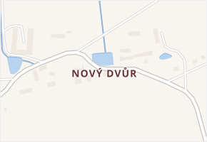 Nový Dvůr v obci Bor - mapa části obce