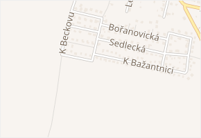 K Jipu v obci Bořanovice - mapa ulice
