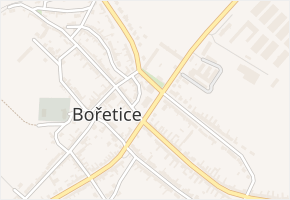 U Floriánku v obci Bořetice - mapa ulice