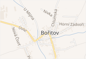 Chlumská v obci Bořitov - mapa ulice