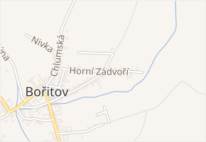 Horní Zádvoří v obci Bořitov - mapa ulice