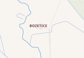 Bozetice v obci Borohrádek - mapa ulice