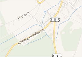 Jiřího z Poděbrad v obci Borohrádek - mapa ulice