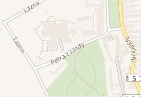 Petra z Lindy v obci Borovany - mapa ulice
