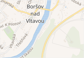Pod Skálou v obci Boršov nad Vltavou - mapa ulice