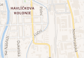 Polní v obci Boršov nad Vltavou - mapa ulice