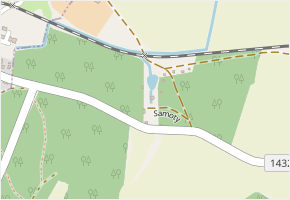 Samoty v obci Boršov nad Vltavou - mapa ulice