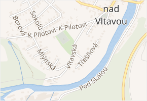 Třešňová v obci Boršov nad Vltavou - mapa ulice