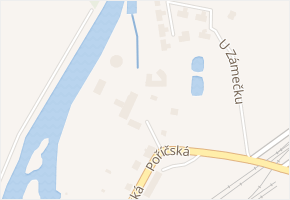 U Zámečku v obci Boršov nad Vltavou - mapa ulice
