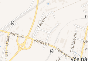Včelenská v obci Boršov nad Vltavou - mapa ulice