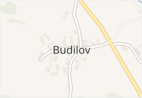 Budilov v obci Bošice - mapa části obce