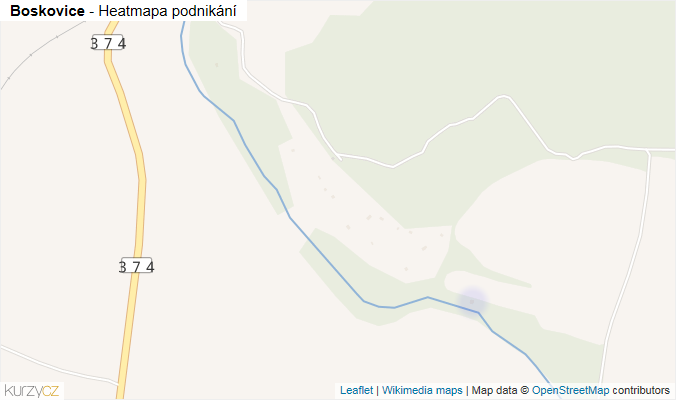 Mapa Boskovice - Firmy v obci.