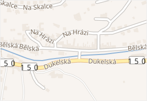 Bělská v obci Boskovice - mapa ulice
