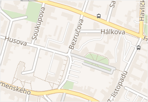 Bezručova v obci Boskovice - mapa ulice
