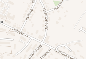 Kosmonautů v obci Boskovice - mapa ulice