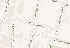 Na Dolech v obci Boskovice - mapa ulice