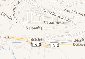 Na Skalce v obci Boskovice - mapa ulice