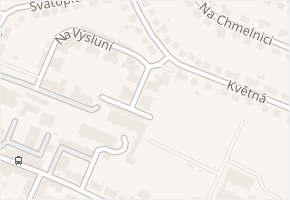 Na Výsluní v obci Boskovice - mapa ulice