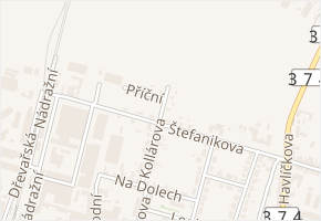Polní v obci Boskovice - mapa ulice