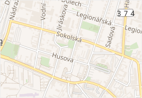 Soukupova v obci Boskovice - mapa ulice
