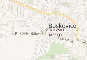 U Koupadel v obci Boskovice - mapa ulice