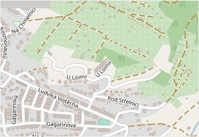 U Lomu v obci Boskovice - mapa ulice