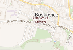U Vážné studny v obci Boskovice - mapa ulice