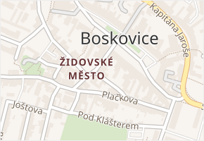Zborovská v obci Boskovice - mapa ulice