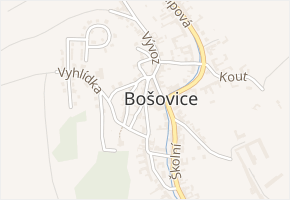 Dolní Chaloupky v obci Bošovice - mapa ulice