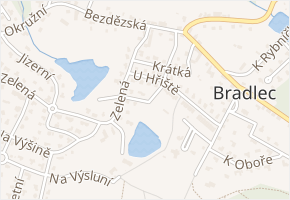Polní v obci Bradlec - mapa ulice