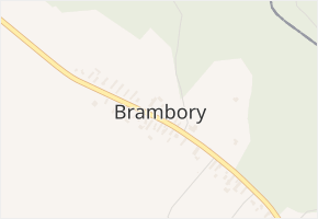 Brambory v obci Brambory - mapa části obce