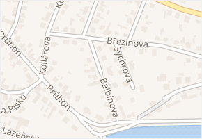 Balbínova v obci Brandýs nad Labem-Stará Boleslav - mapa ulice