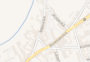 Boleslavská v obci Brandýs nad Labem-Stará Boleslav - mapa ulice