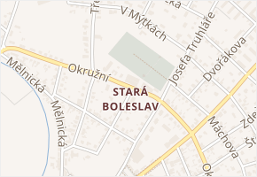 Františka Haupta v obci Brandýs nad Labem-Stará Boleslav - mapa ulice