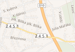 Halaškova v obci Brandýs nad Labem-Stará Boleslav - mapa ulice