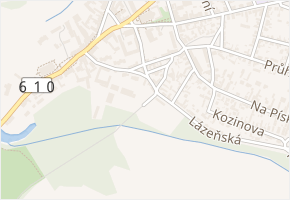 Husova alej v obci Brandýs nad Labem-Stará Boleslav - mapa ulice