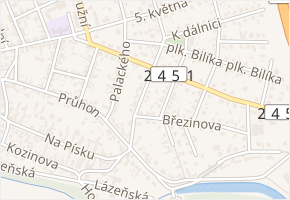 Kollárova v obci Brandýs nad Labem-Stará Boleslav - mapa ulice