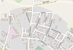 Konětopská v obci Brandýs nad Labem-Stará Boleslav - mapa ulice