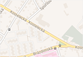 Kostelecká v obci Brandýs nad Labem-Stará Boleslav - mapa ulice