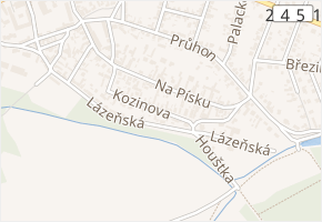 Kozinova v obci Brandýs nad Labem-Stará Boleslav - mapa ulice