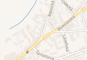 Mariánské náměstí v obci Brandýs nad Labem-Stará Boleslav - mapa ulice