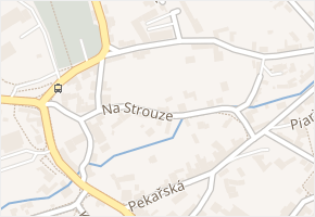 Na strouze v obci Brandýs nad Labem-Stará Boleslav - mapa ulice