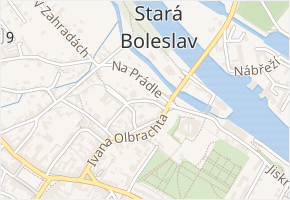 Pod hrádkem v obci Brandýs nad Labem-Stará Boleslav - mapa ulice