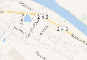 Příčná v obci Brandýs nad Labem-Stará Boleslav - mapa ulice