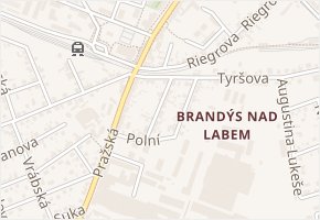 Prokopa Velikého v obci Brandýs nad Labem-Stará Boleslav - mapa ulice