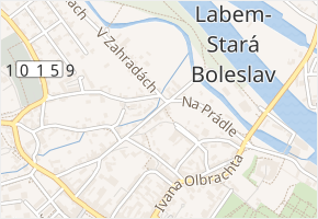 S. K. Neumanna v obci Brandýs nad Labem-Stará Boleslav - mapa ulice