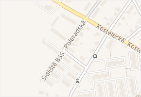 Sídliště BSS v obci Brandýs nad Labem-Stará Boleslav - mapa ulice