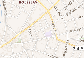 Svatopluka Čecha v obci Brandýs nad Labem-Stará Boleslav - mapa ulice